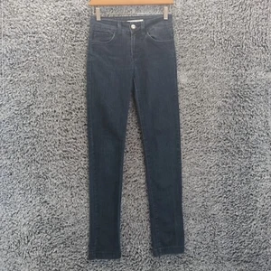 Jeans Flying Monkey donna 0 blu gamba skinny vita media logo denim americano - Foto 1 di 12