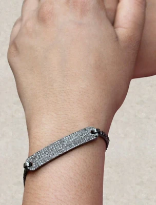 Pave Diamond Connector Chain Diamond Bracelet 925 Silver Handmade Jewelry Gift - Image 1 of 4