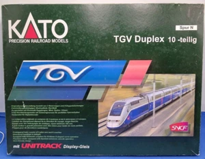 KATO K10916 N scale TREN ALTA VELOCIDAD TGV Duplex SNCF 10-teilig 10-car set - Picture 1 of 12