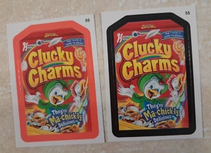 2011 Topps Wacky Packages All New Series 8 Pink & Black Clucky Charms #55 - Picture 1 of 2