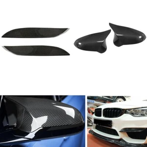 Für 2015-2020 BMW F80 M3 Rückspiegel Abdeckung Seitenspoiler Kohlefaser - Picture 1 of 10
