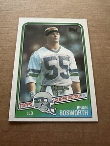 1988 Topps #144 Brian Bosworth Rookie NMT MINT Seattle Seahawks NFL Football