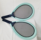 Kids Sun Squad Racquet for Jumbo Tennis and Badminton Lightweight Aqua Blue Rim
