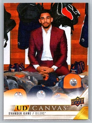 Evander Kane 2022-23 Upper Deck UD Canvas HOCKEY #C152 Edmonton Oilers - Image 1 of 2