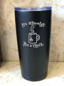 Brandneu Thermo Travel Mug Tasse - It's Always Tea O'Clock  - Bild 1 von 11