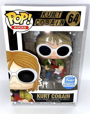 Occhiali da sole Funko Pop Rocks Kurt Cobain 64 Funko Shop edizione limitata Nirvana - Immagine 1 di 4