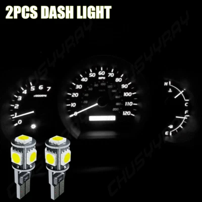 para 95-98 Chevy Suburban 1500 C1500 K1500 tablero calibre blanco smd luz led Foto 1 de 2
