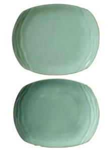 Pfaltzgraff 16" Rechteckige Servierplatte Seychellen Paar 2 - Bild 1 von 7