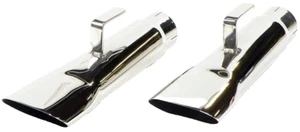 FIT 68-70 MOPAR PLYMOUTH B CUERPO PUNTAS DE ESCAPE INOX 2-1/2" LH&RH PAR GTX RR - Imagen 1 de 1