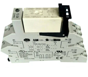 2Pcs CAT 700-TBR224 with 700-HLT22 24VDC Socket Power Relay - Picture 1 of 1