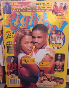 Right On Magazine September 1997, Tupac,Fugees Lil Kim & more Rare, Hard to Find - Picture 1 of 5