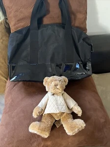 BURBERRY FRAGRANCES Overnight LARGE TRAVEL WEEKEND BAG & TEDDY BEAR - Picture 1 of 12