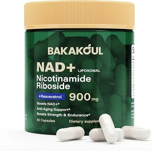 NAD Supplement 900mg ~ Liposomal NAD+ Nicotinamide Riboside Supplement - Picture 1 of 8