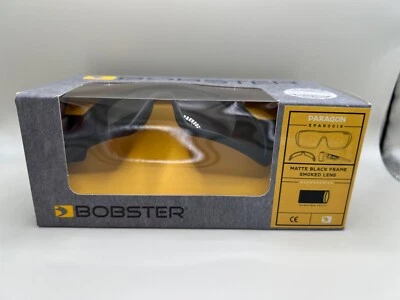 Nuevo Bobster Paragon Marco Negro Mate Lentes Ahumadas Gafas de Sol Gafas de Sol Foto 1 de 4