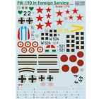 Print Scale 72-393 Decal for airplane 1:72 FW-190 in Foreign Service Part 1