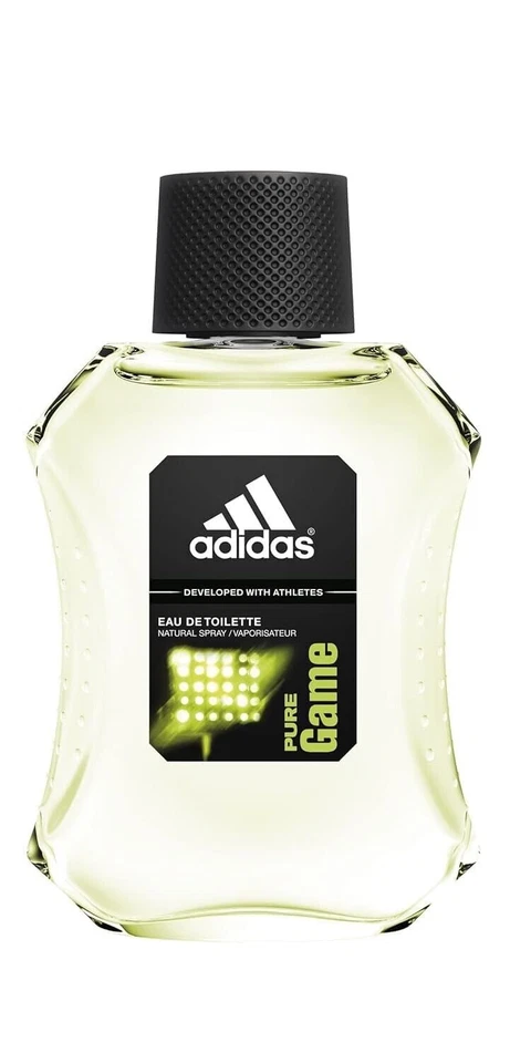 PURE GAME de ADIDAS para Hombre 3.4 OZ 100 ml Eau de Toilette Spray NUEVO SIN CAJA Foto 1 de 1