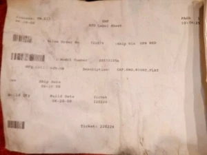 LOTE DE DOS TAPAS FINALES FEDERAL SIGNALMASTER Z8731057A Y Z8573105A ¡OBSOLETAS!! - Imagen 1 de 5