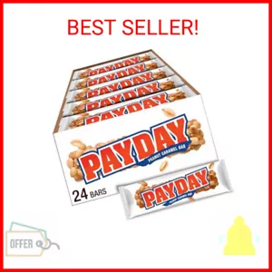 PAYDAY Peanut Caramel Candy Bars, 1.85 oz (24 Count) - Picture 1 of 2