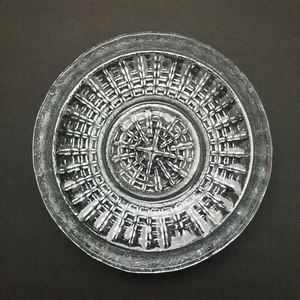 Blenko Glasschale abstrakt klar Schüssel Catchall schwer 8 Zoll - Bild 1 von 12