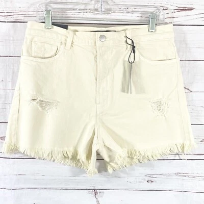 J Brand Shorts Womens Size 31 Jules Boyfriend Distressed Denim High Rise NWT - Image 1 of 4