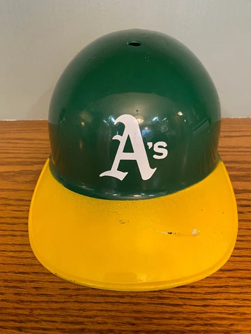 Vintage Replica Souvenir Oakland A's Batting Helmet Sports Prod. Corp Cover