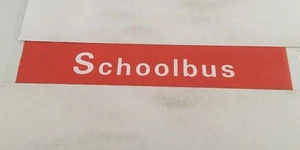 Holland / Dutch Tram Bus Destination Roll Blind 39"- School Bus - Picture 1 of 1