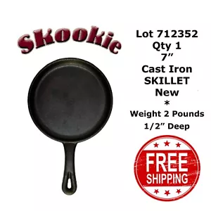 SARTÉN SKOOKIE DE HIERRO FUNDIDO 7" Lista para Cocinar ACABADO VERDADERO SAZONADO 712352 - Imagen 1 de 2