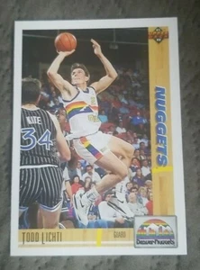 1991-92 Upper Deck Denver Nuggets Basketball Card #299 Todd Lichti - Bild 1 von 2