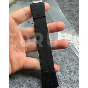 Correa de reloj de lona elástica negra de nailon para Richard Mille RM67 01 02 - Imagen 1 de 12
