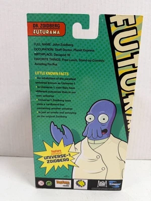 Futurama Toynami Alternate Universe 蓝色 Zoidberg 公仔 - Toyfare 限定全新 — 第 1/3 张图片