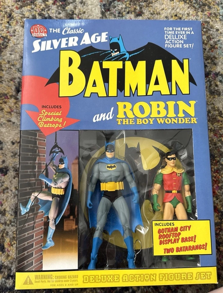 NIB DC Direct The Classic Silver Age Batman & Robin The Boy Wonder Action Figs - Image 1 of 2