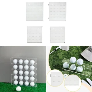 Golf Ball Display Case Gift for Golf Enthusiasts Club Display Stand Organizer - Picture 1 of 29