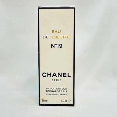 CHANEL Nº 19 Eau de Toilette 50 ml / 1,7 fl oz Vaporizador De Colección Nuevo De Japón Foto 1 de 4
