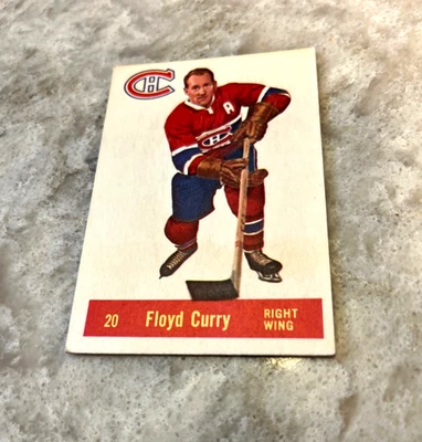 1957-58 Parkhurst  #20 Floyd Curry  Montreal Canadiens - Image 1 of 2