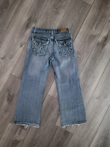 Flypaper Boot Cut Jeans Distressed Denim Stylish Pockets Boys Size 8 - Picture 1 of 5