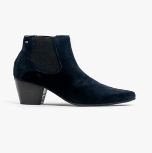 Club Cubano McCARTNEY Herren Formell Zum Überziehen Bequem Leder Kubanische Stiefel - Bild 1 von 35