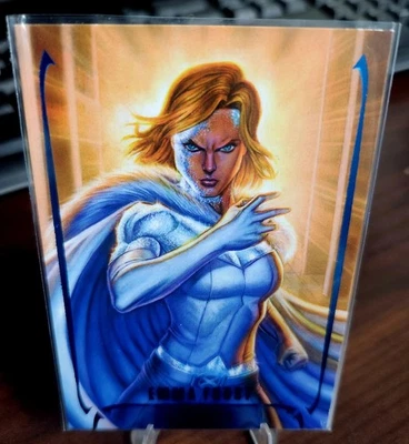 Marvel Masterpieces Nanuel Grego 2024 - Emma Frost - Blue Wave - 31/49 - Tier 3 - Image 1 of 3