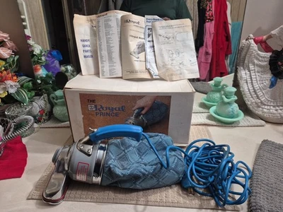 Vintage Royal Prince Model 501 Metal Bagless Vacuum Hand Held Tested Working - Image 1 of 4
