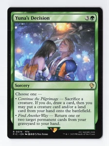 Yuna's Decision Normal R Final Fantasy MTG Magic the Gathering Card NM - Picture 1 of 2