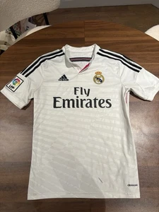 REAL MADRID 2014 2015 HOME SHIRT JERSEY ADIDAS F50637 sz S MEN - Picture 1 of 6