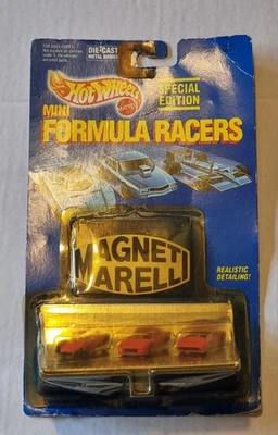 Hot Wheels Ferrari testarossa, 308, 250 mini Formula racers set 1989 - image 1 of 2