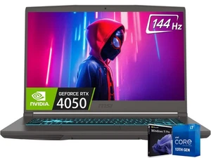 "Laptop para juegos MSI delgada 15,6"" FHD Intel Core i7-13620H RTX 4050 64 GB RAM 2 TB SSD" - Imagen 1 de 10