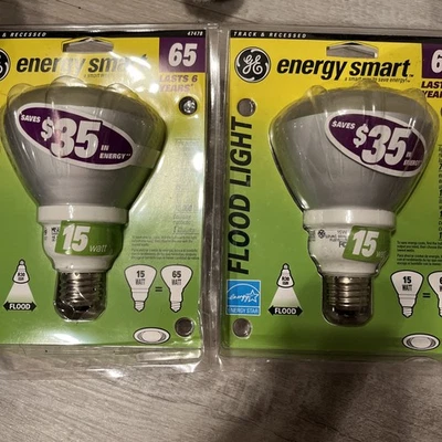 GE Indoor Floodlight Model 47478 NEW SEALED 750 lumens/15-65 Watt Energy Smart 2 - Image 1 of 4
