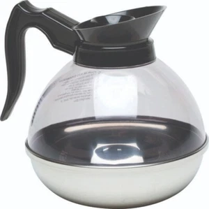 Coffee Machine Decanter Commercial Jug Polycarbonate Stainless Base 1.8 Litre - Picture 1 of 3