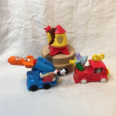 3x Warner Bros Animaniacs McDonalds Juguete Torre de Agua Lanzador de Misiles Goodfeather Foto 1 de 4