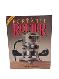 Portable Router Book 2nd Edition 1994 R.J. De Cristoforo Woodworking Tools PB - Picture 1 of 13
