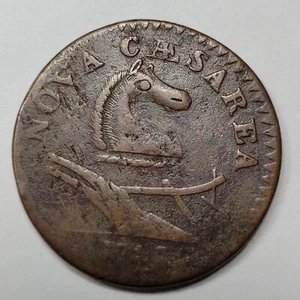 1787 New Jersey Copper Great Detail Early American Copper Coin *H723 - Picture 1 of 2