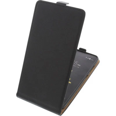 Custodia per ZTE Z Max Z982 Custodia Cellulare Modello Flip Custodia Nera - Immagine 1 di 4