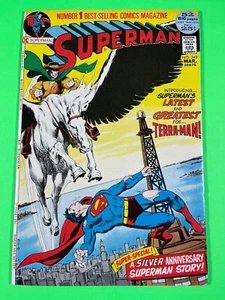 Superman 249 - 1st Terra-Man Neal Adams 52 page giant DC 1972 High Grade - Bild 1 von 12