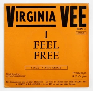 VIRGINIA VEE I FEEL FREE NORTHERN SOUL FRANZÖSISCH RSO f RSOF 1 Vinyl SP - Bild 1 von 3